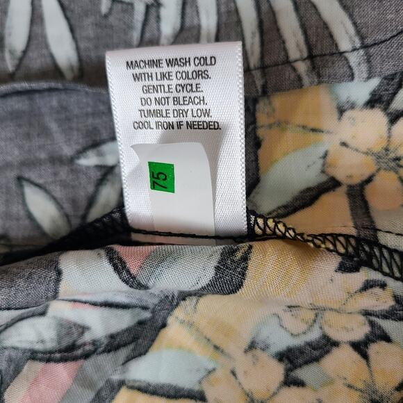 Roz & Ali Women S Black Fairy Core Floral Stripe Whimsy Paste Goth Boho Blazer - Picture 11 of 15